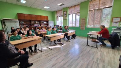 Посещение на проф. Венцислав Койнарски! 2